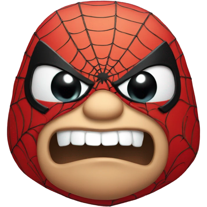 Fat spider man emoji