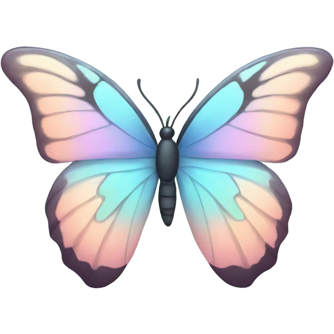 pastel butterfly emoji