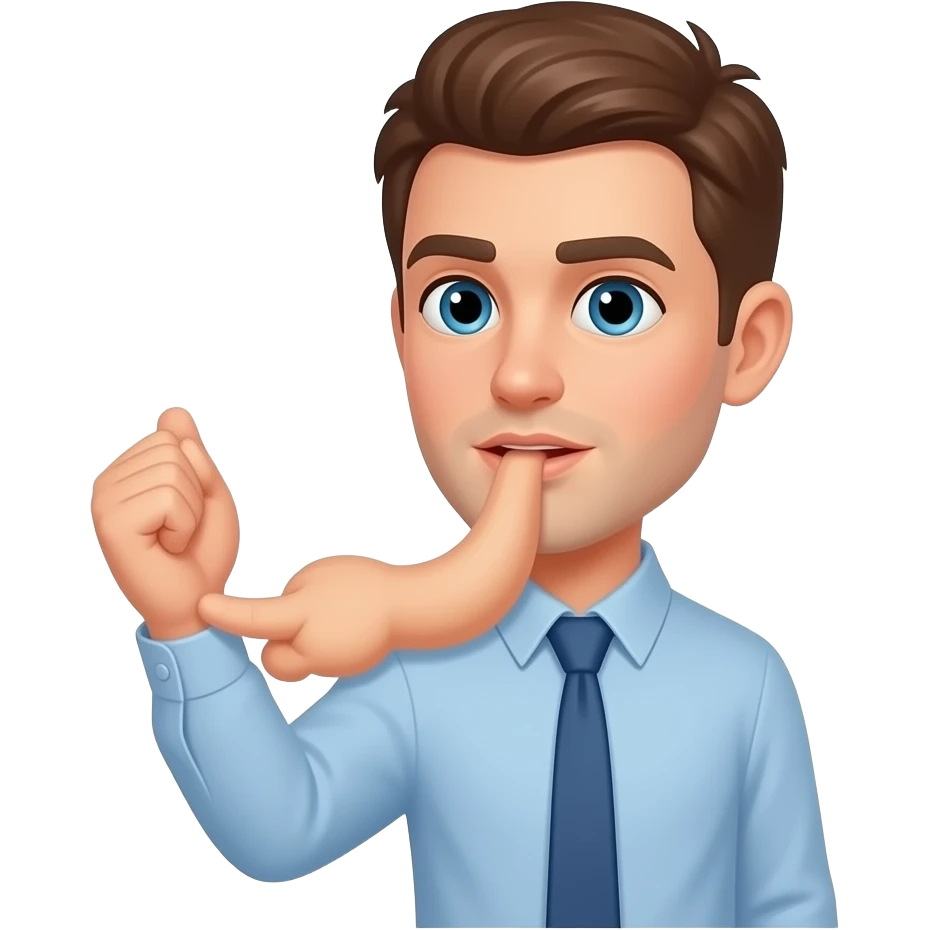 Guy jerking his penis emoji