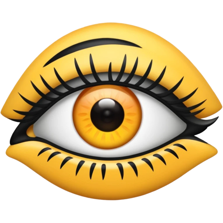 mascara de ojos emoji