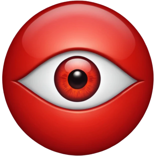Red eye emoji emoji