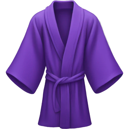 Purple robe emoji