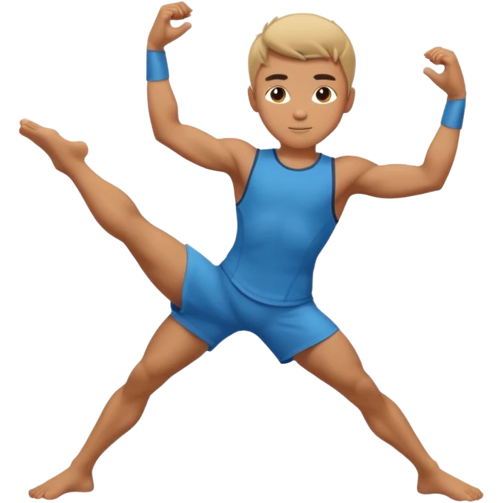 warrior boy yoga poses emoji
