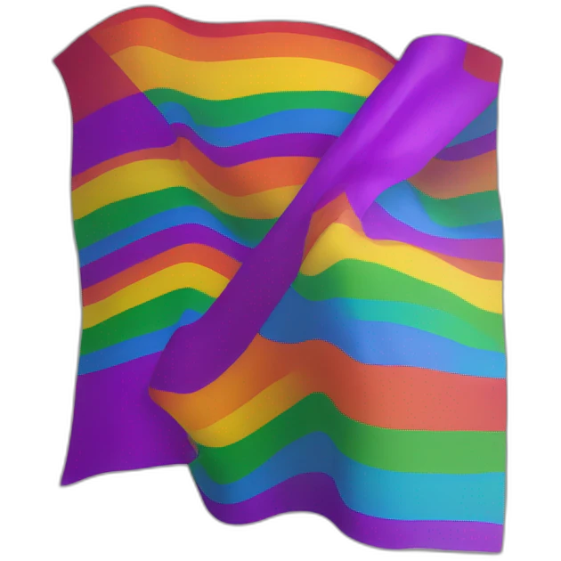 pride flag intersectinoal emoji