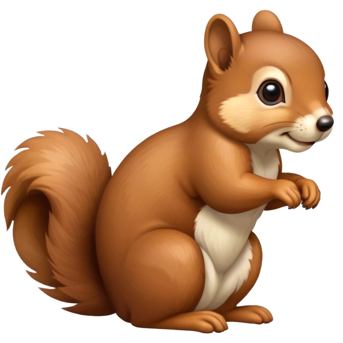 Squirrel in doggy position emoji