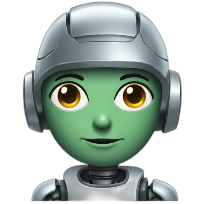 robot artist emoji
