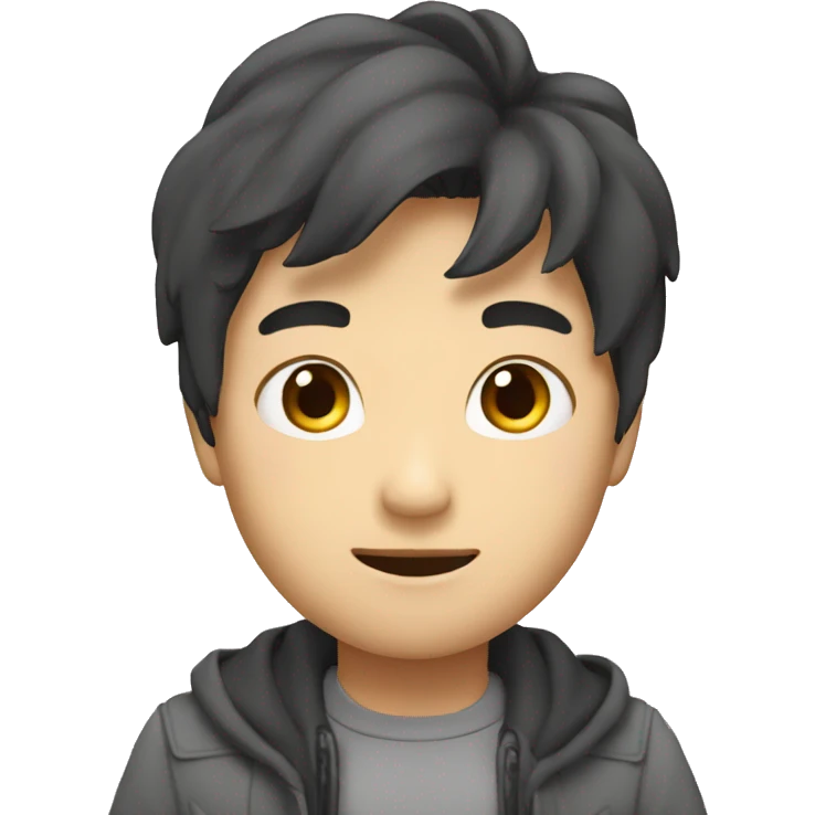 卡通牛笑臉 emoji