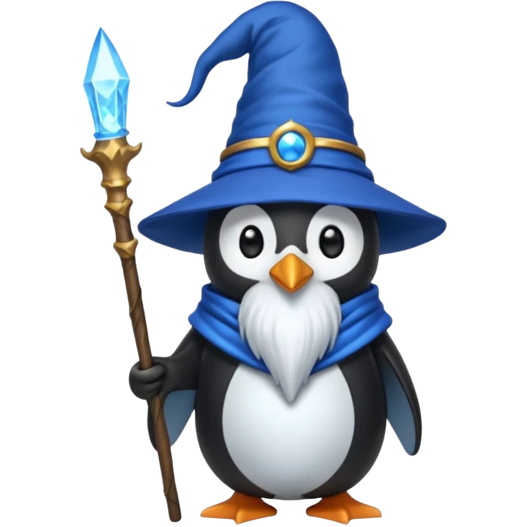 Penguin Wizard emoji