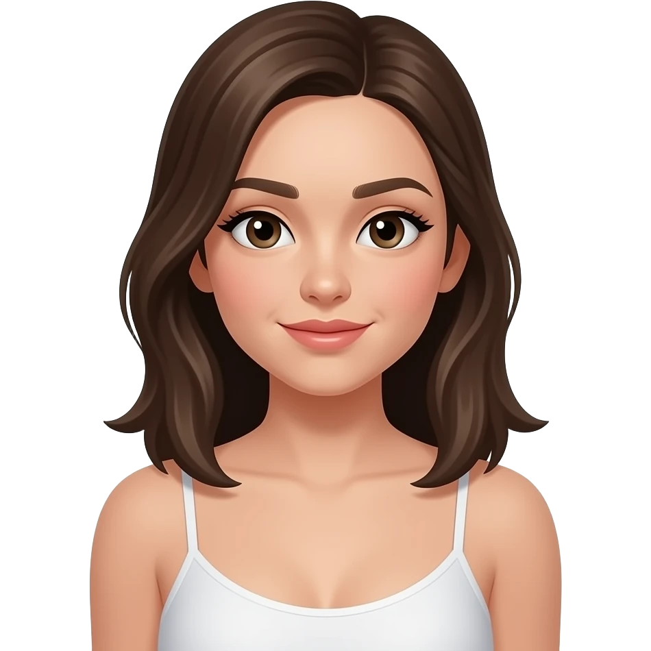 Shrug girl emoji with no bra on emoji