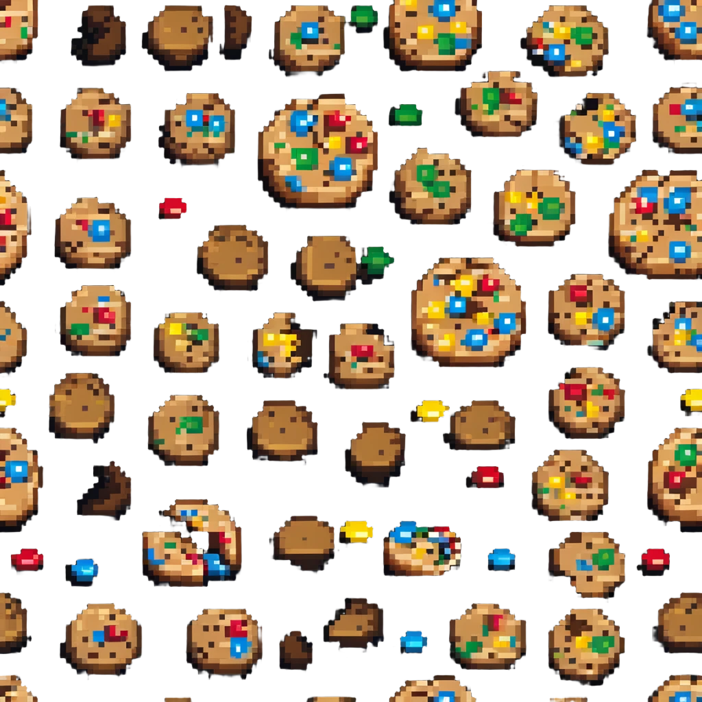 chocolate chip cookie with m&ms  emoji