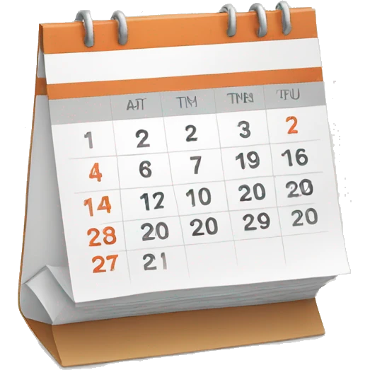 CALENDAR emoji