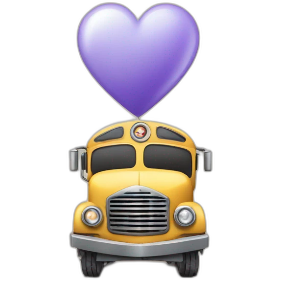 Train et voiture amoureux emoji