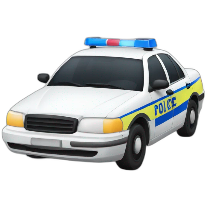 Voiture de police emoji
