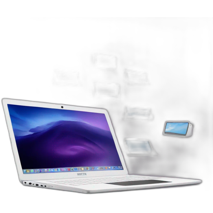 laptop with multiple screen setup emoji