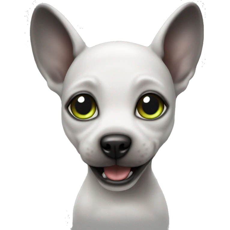Alien puppy emoji