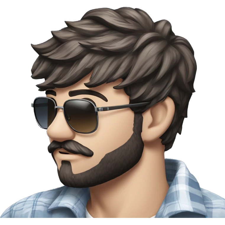 cool dude in sunglasses portrait emoji