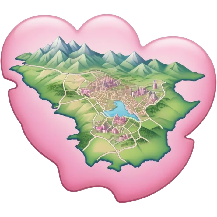Malya map pink  emoji
