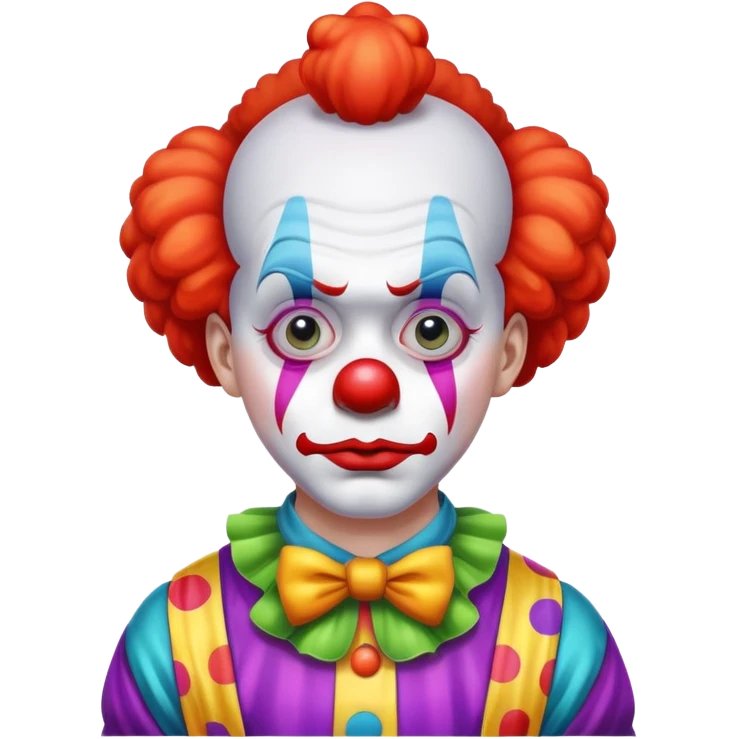 sad clown emoji