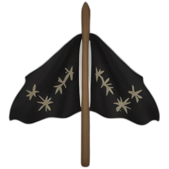 Apache black flag emoji