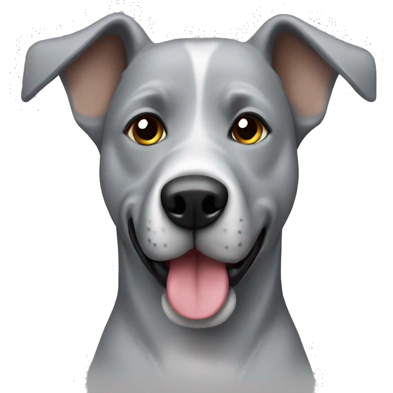 Grey hauter dog emoji