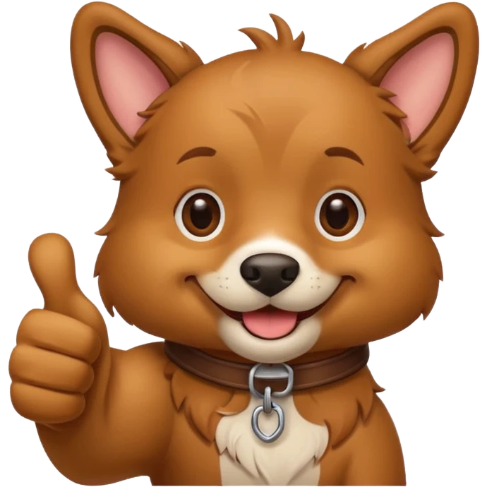 dog thumbsup emoji
