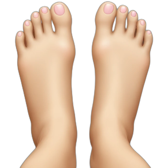 hairy feet emoji