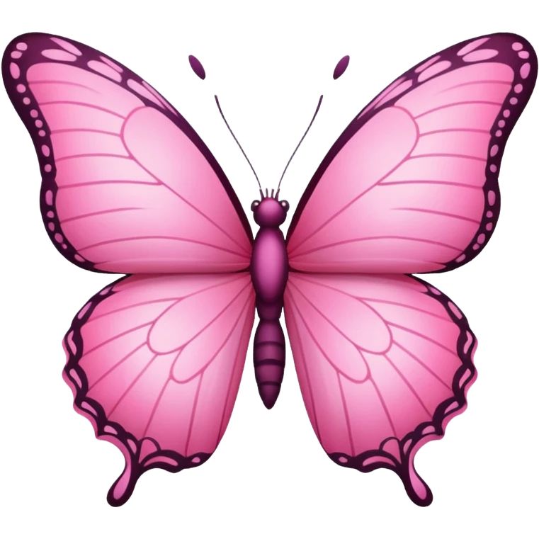 🦋 this emoji in pink emoji