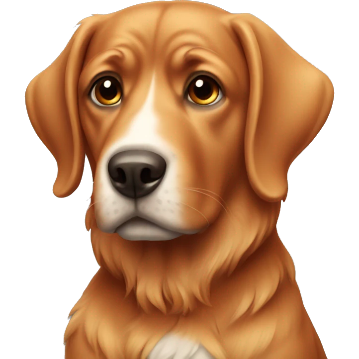 Dog red  emoji