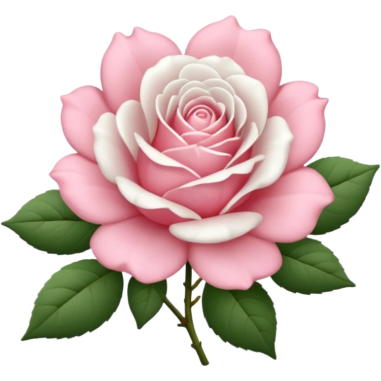 Rosa de porcelana flor emoji