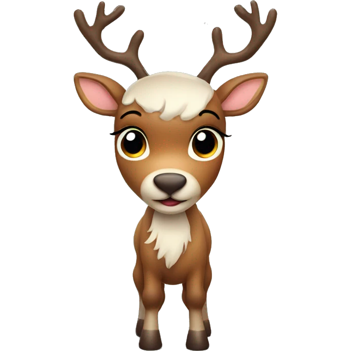cute reindeer  emoji