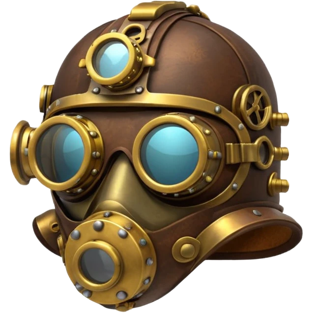 steampunk helmet emoji