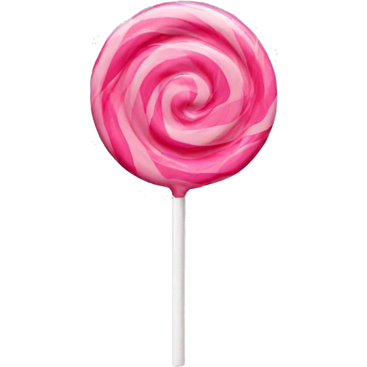 Pink lollipop emoji
