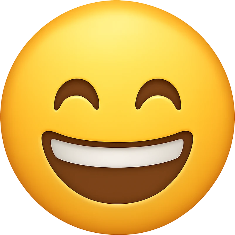 Remove the background and make it transparent while keeping the emoji style and expression unchanged. emoji