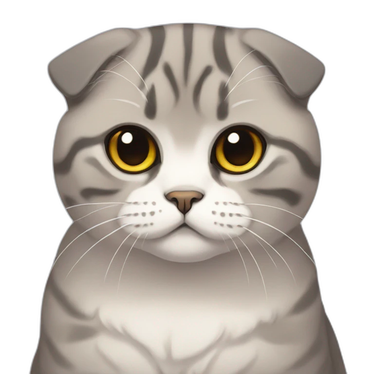 scottish fold cat emoji