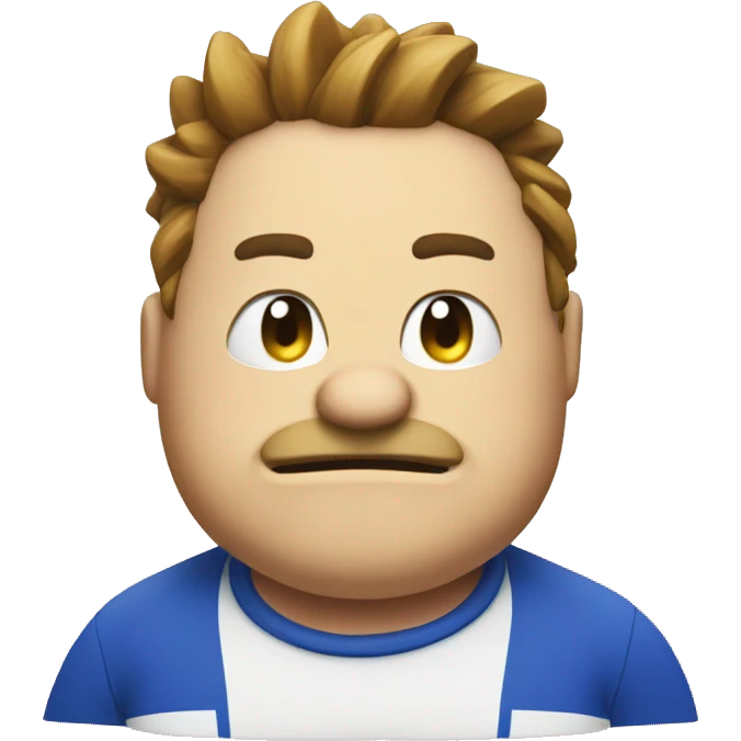 Sonic Fat Face emoji