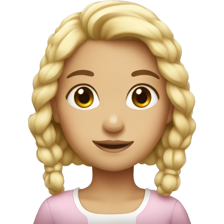 clean girl and bow emoji