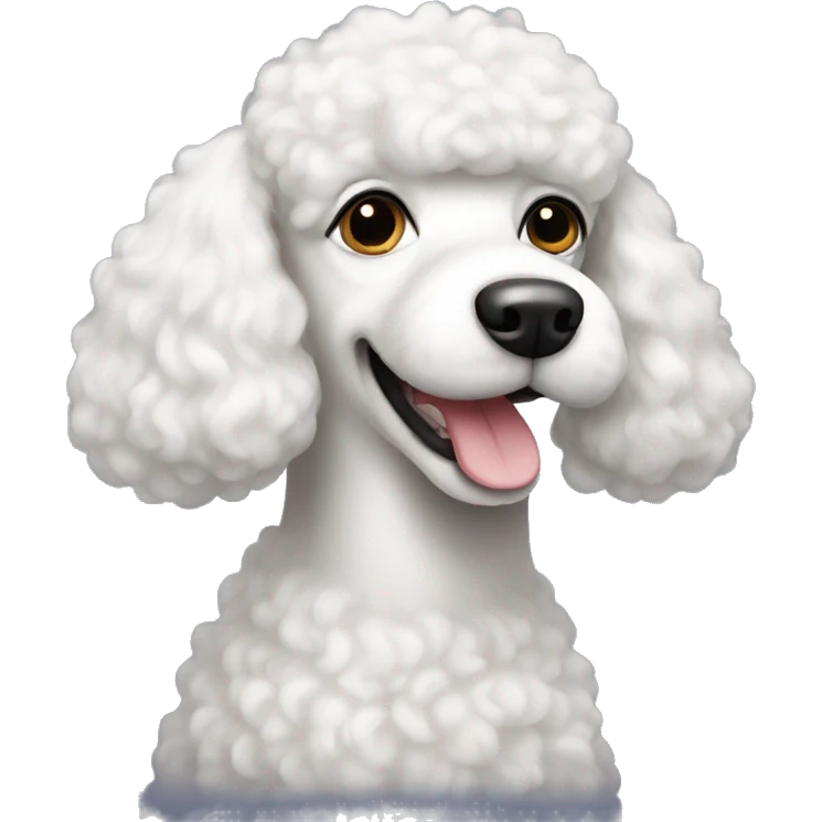 white poodle emoji