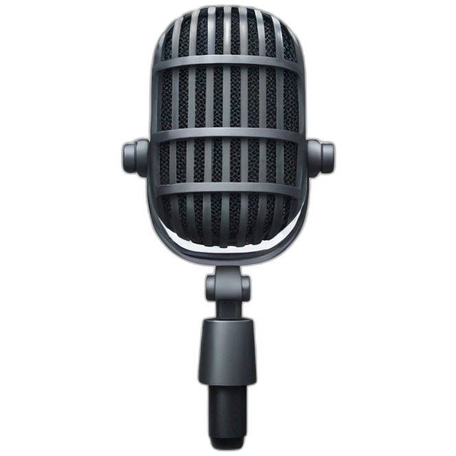 podcast MIC emoji
