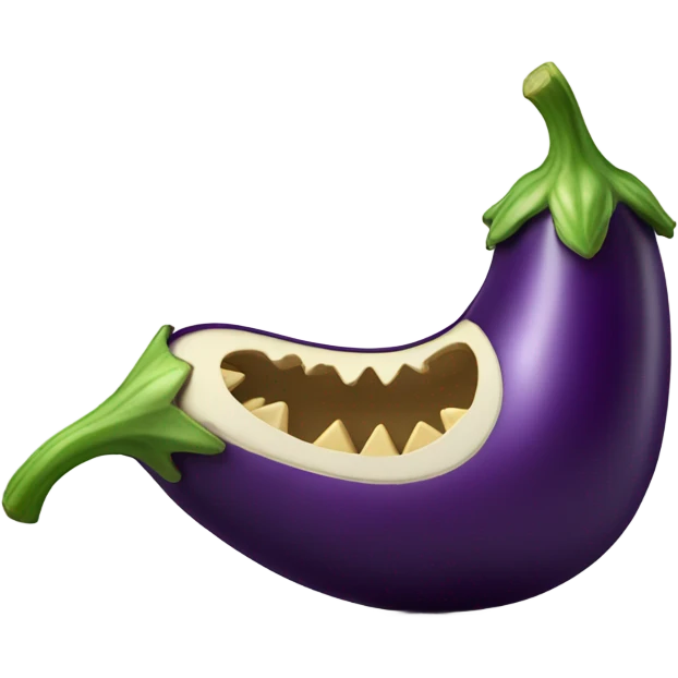 Eggplant exploding  emoji
