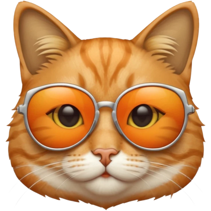 Cat wearing sunglasses emoji