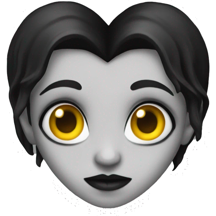 Gothic heart emoji