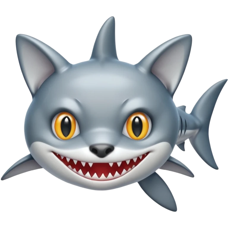 shark x cat emoji