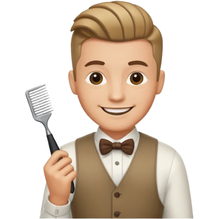 Barber with comb




 emoji