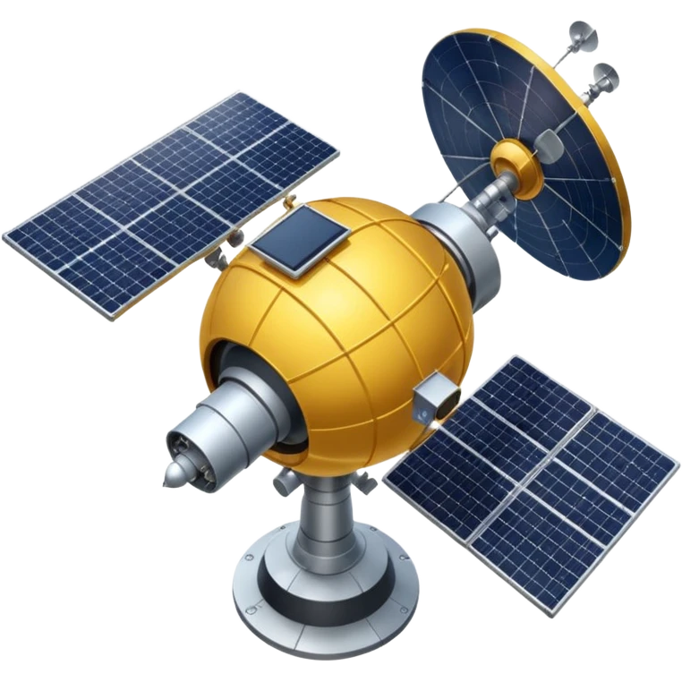 a full view of  Satellite emoji