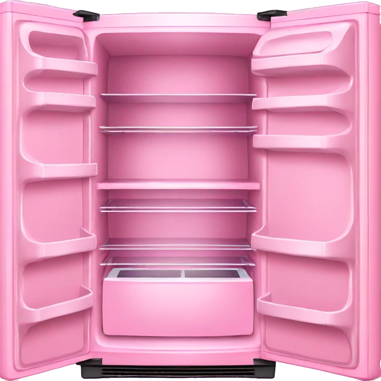 large fancy pink refrigerator emoji