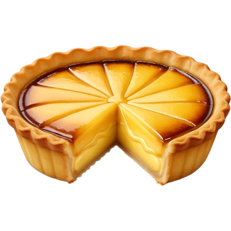 I want a Portuguese custard tart emoji emoji