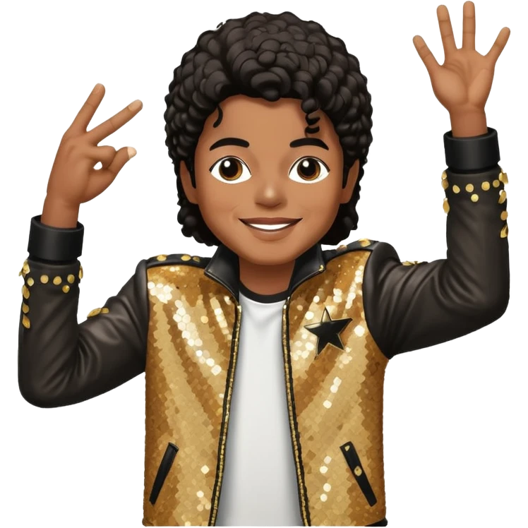 michael jackson dabbing emoji