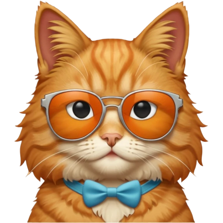 Cat wearing sunglasses and he has a sign on top of him saying "niall and arhaan are stupid" emoji