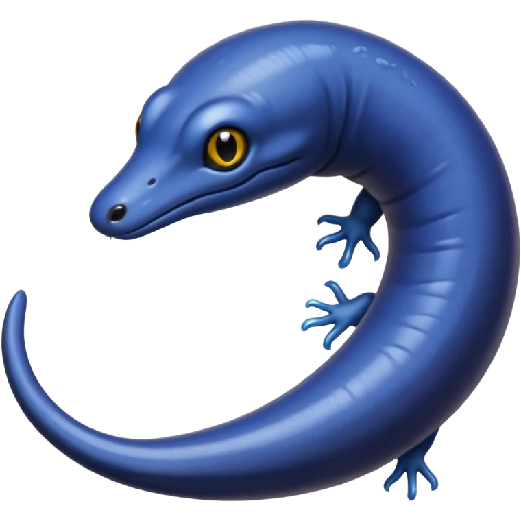 a caecilian emoji