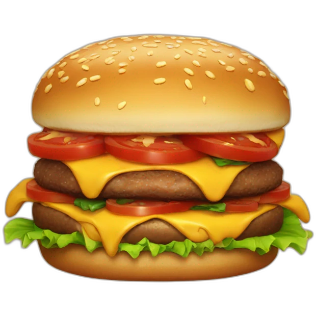 Burger-with-demon-horns emoji